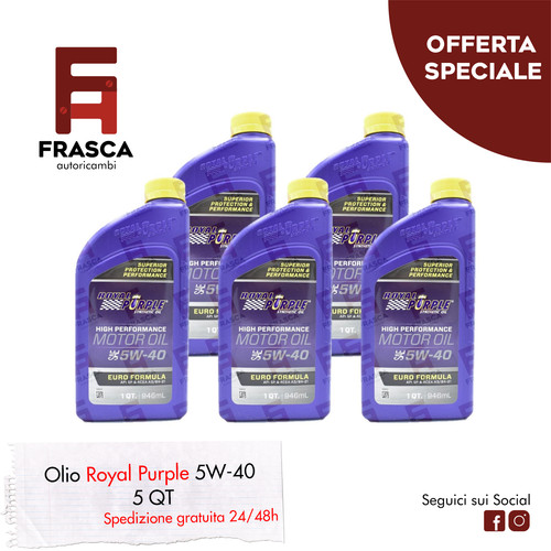 Olio motore sintetico 5w40 - olio,